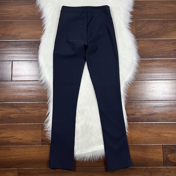MM Lafleur Size 0 Petite Navy Blue Powerstretch The Foster Pants - Picture 7 of 10